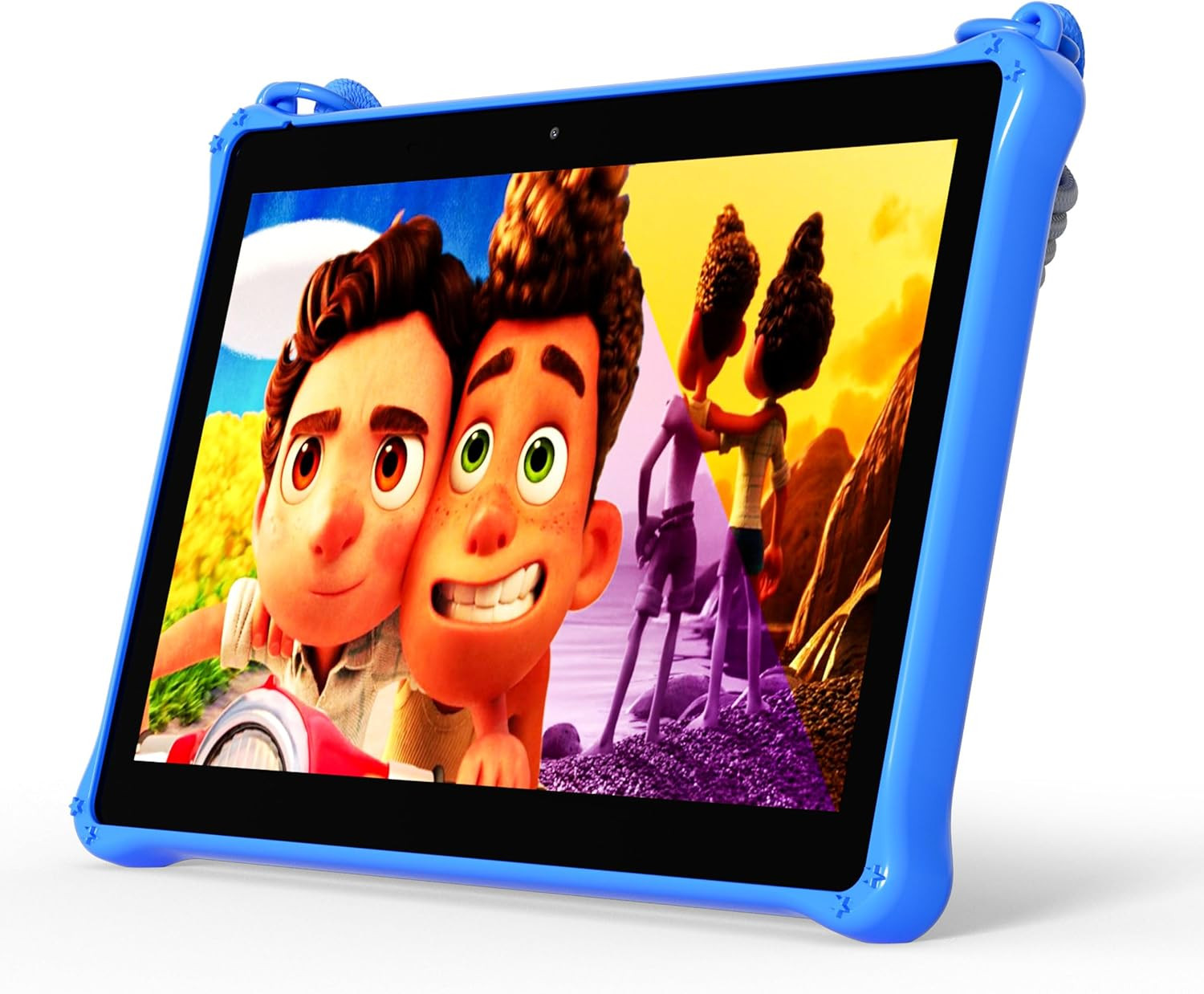 10 Inch Kids Tablets Android, 64GB, Tablet with Lanyard, Quad-Core, HD IPS Displ