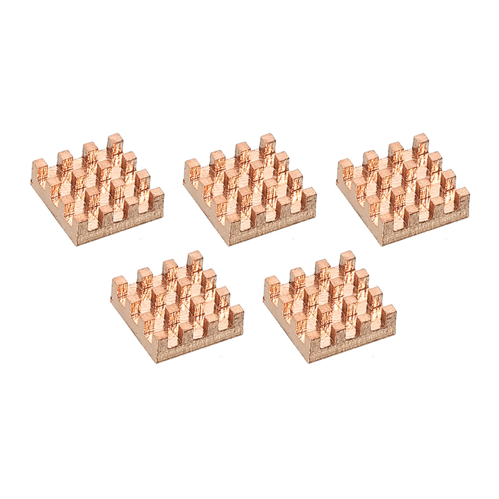 Heatsink Kit Pure Copper 9x9x3mm for IC MOS with Thermal Pads Pack of 5