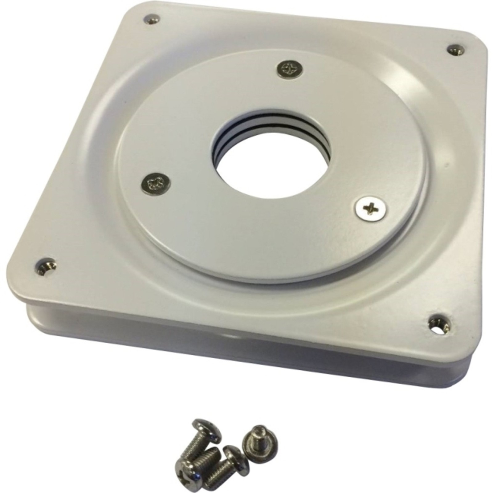 Compulocks Brands - VRP-W - Compulocks VESA Rotating Plate White - 100mm x