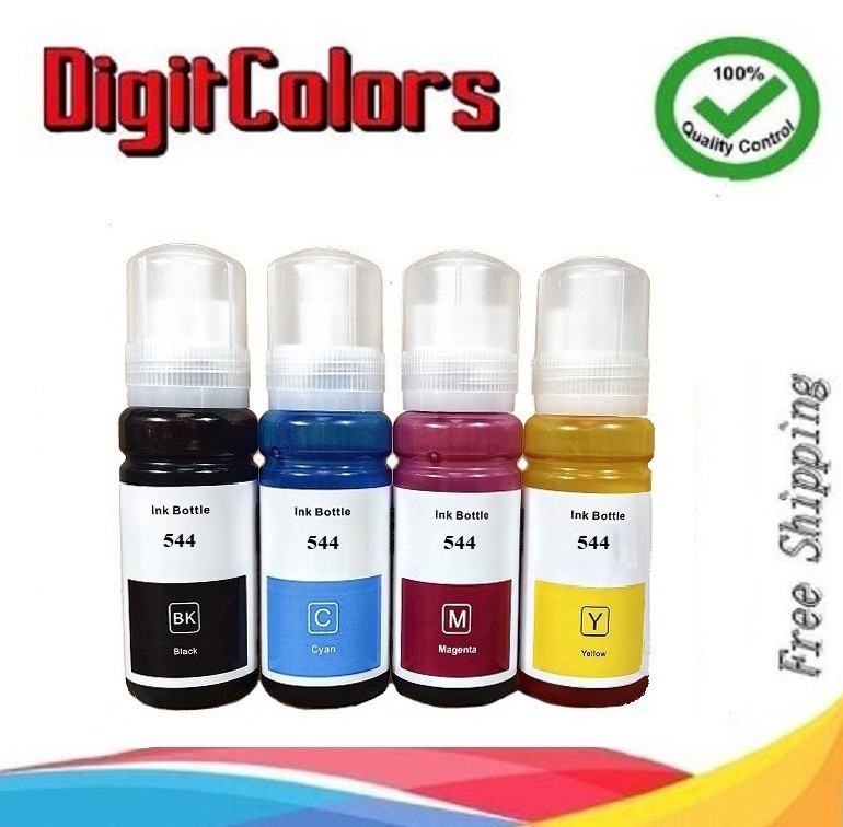 Ink Bottle Refill fit (non-OEM) 544 T544 for L3158 L3101 L3111 L3151 L3110 L3150