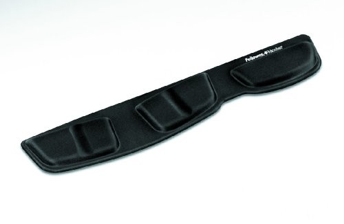 Fellowes 9182801 Keyboard Palm Support Microban Black