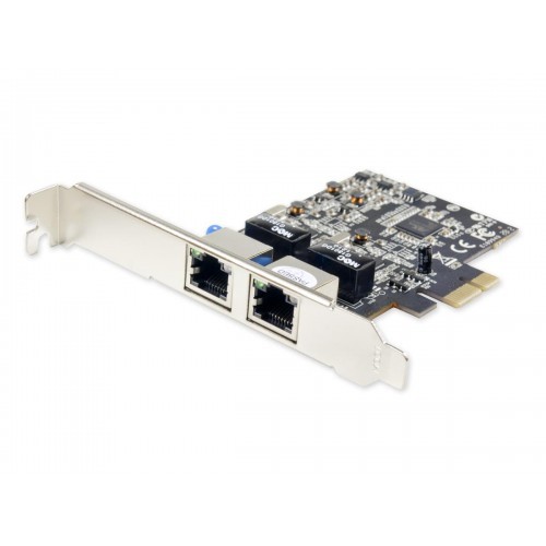 Syba SY-PEX24028 2 Port Gigabit Ethernet PCI-e x1 Network Card