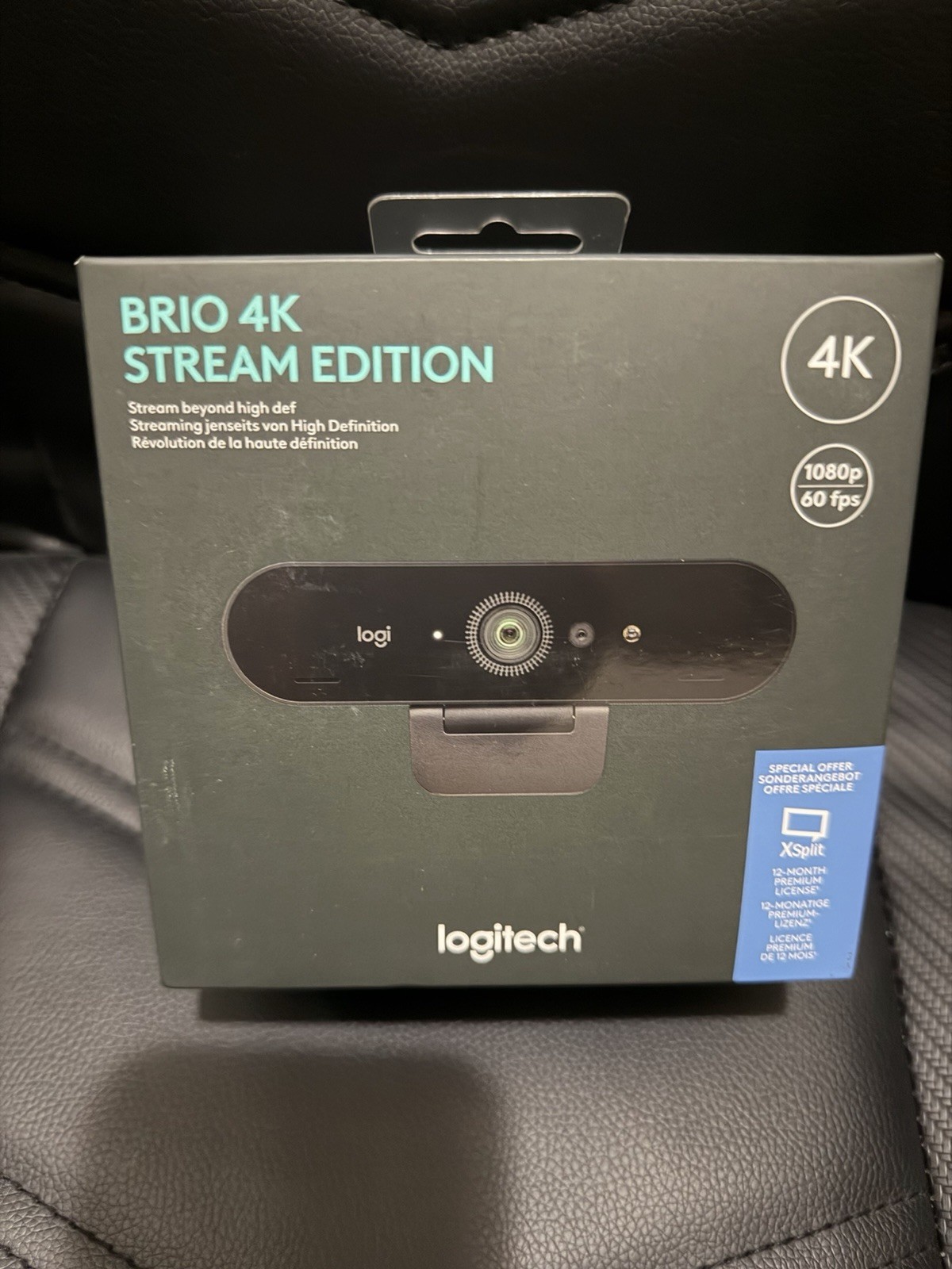 Logitech BRIO 4K Stream Edition Webcam Ultra HD 4K 1080p 60fps HDR USB