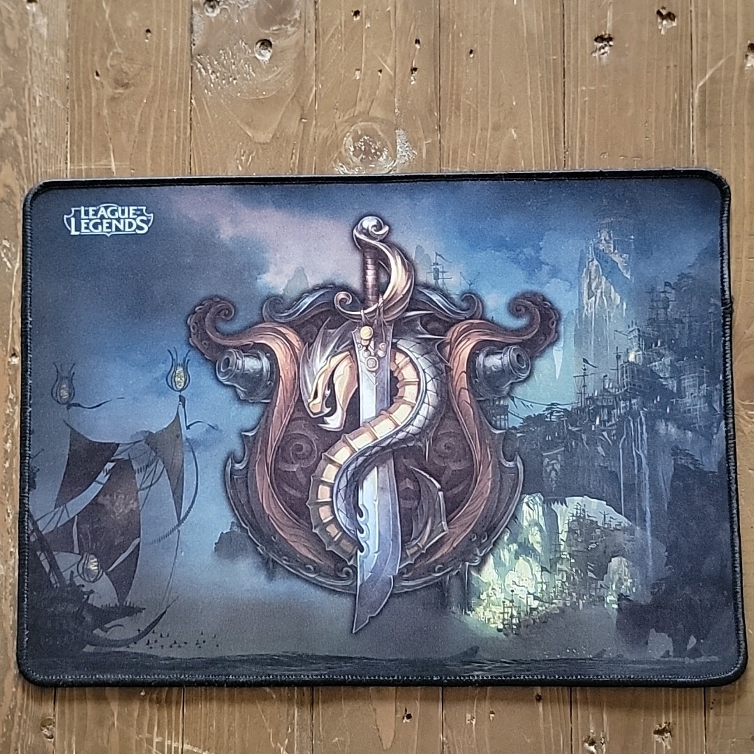 League of Legends Mouse Pad Gaming Computer Dragon Bildgewater Riot Games