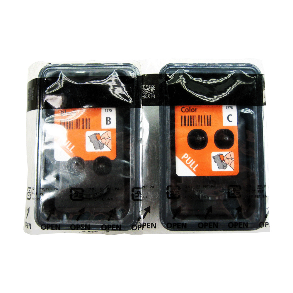 2PK Genuine Canon 1275 Black & 1276 Color Printhead Cartridges Pixma G1830 G2430