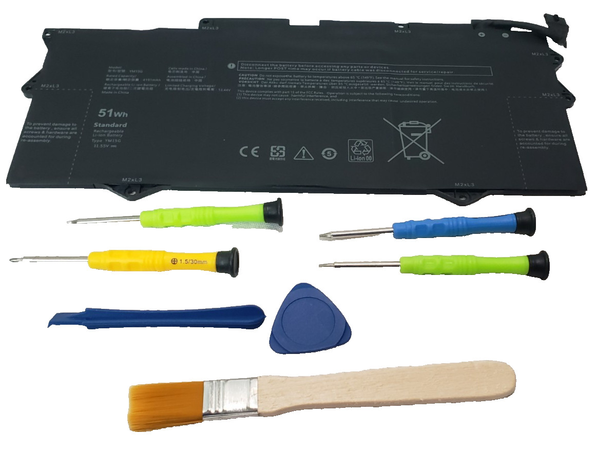 51Wh YM15G Laptop Battery Compatible with Dell XPS 13 9315 Series