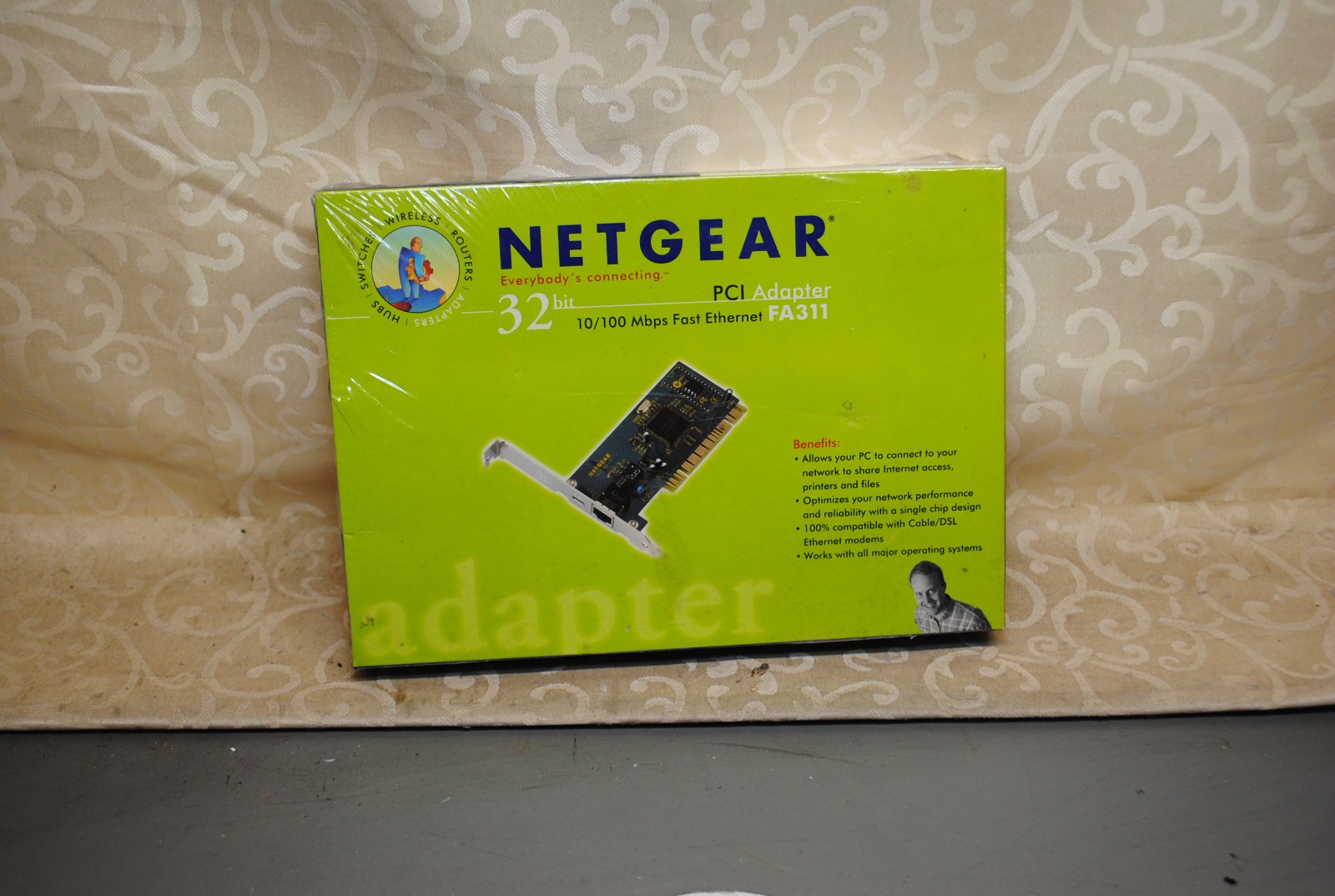 NETGEAR 32 bit PCI Adapter 10/100 Mbps Fast Ethernet FA311 Network Card  FREE SH