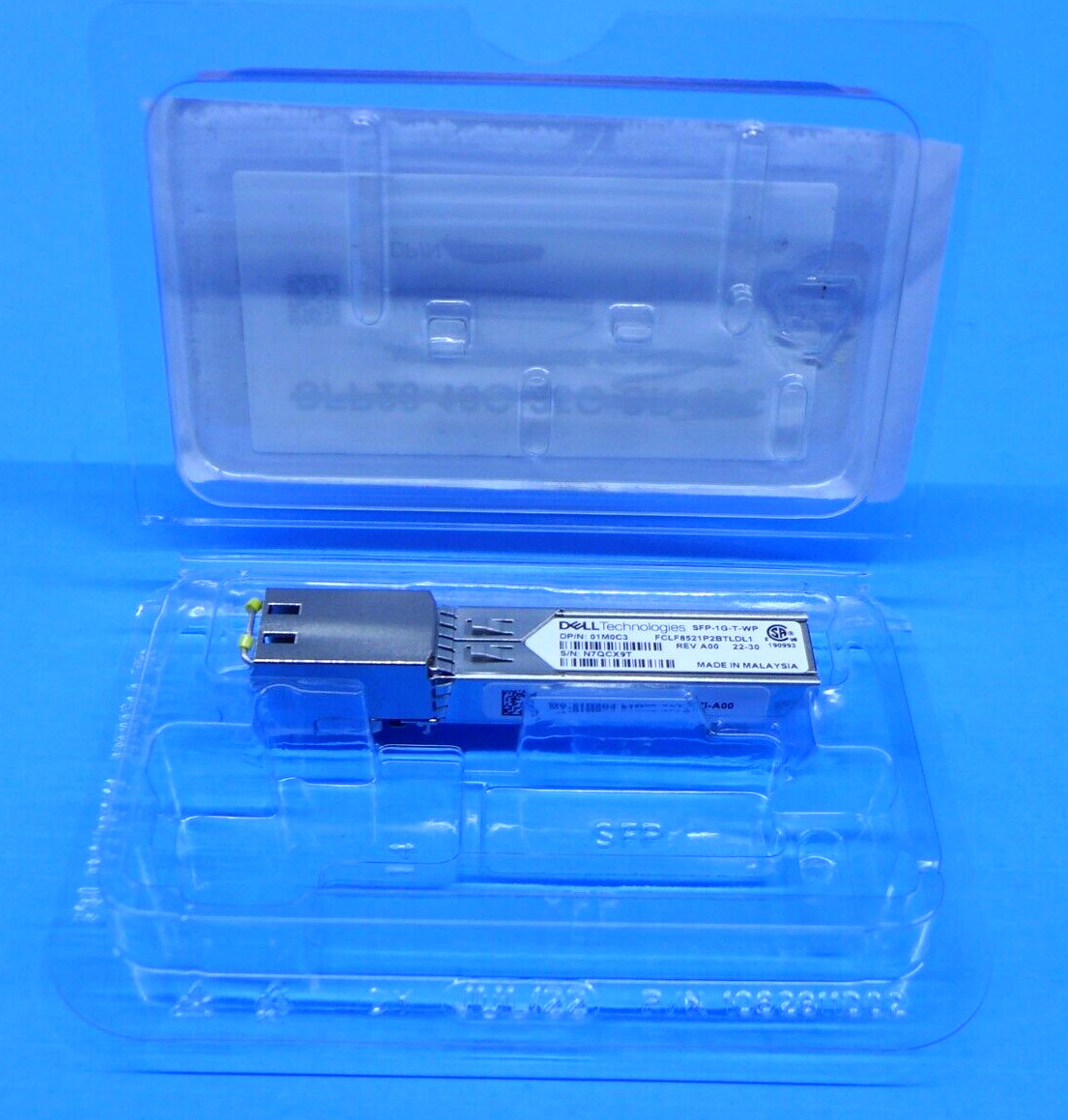 New Dell EMC SFP-1G-T 1000BASE-T SFP Copper RJ45 FCLF8521P2BTL-DL 1M0C3