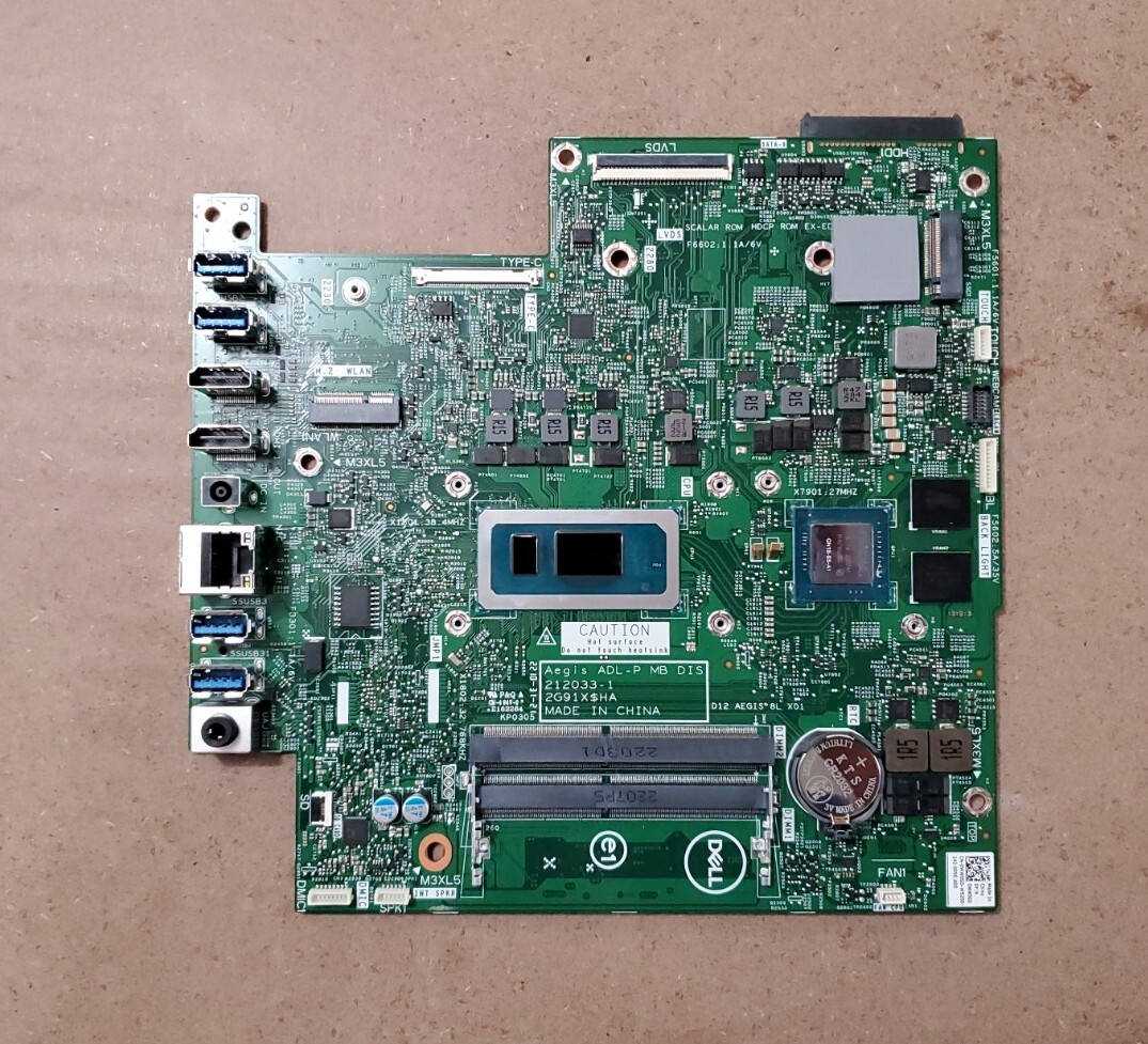 Dell Inspiron 24-5410 27-7710 Motherboard Aegis ADL-P i7-1255U NVD MX550 0WW0GD