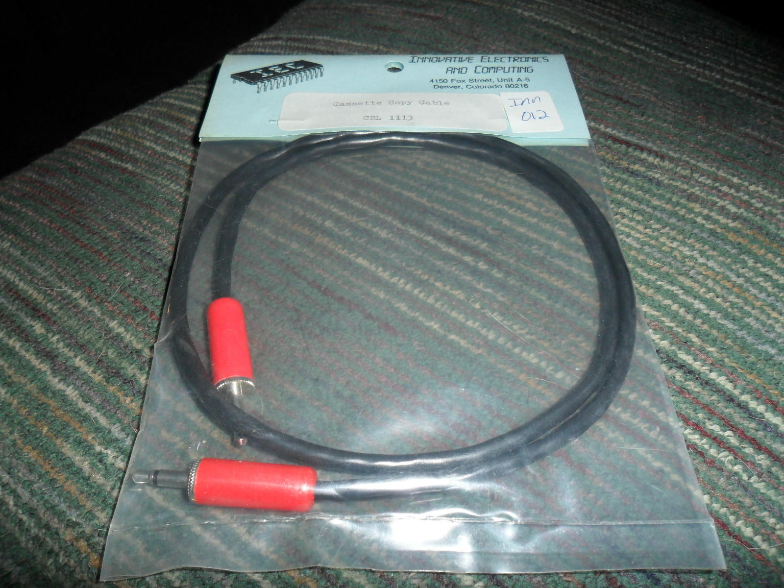 NOS NEW SEALED TI TI99/4A Cassette Copy Cable Innovative electronics CBI-1113