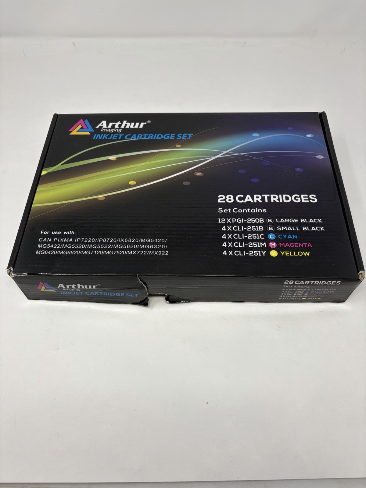 Arthur Imaging Inkjet Cartridge Set Cannon Pixma  ( Set Of 16)
