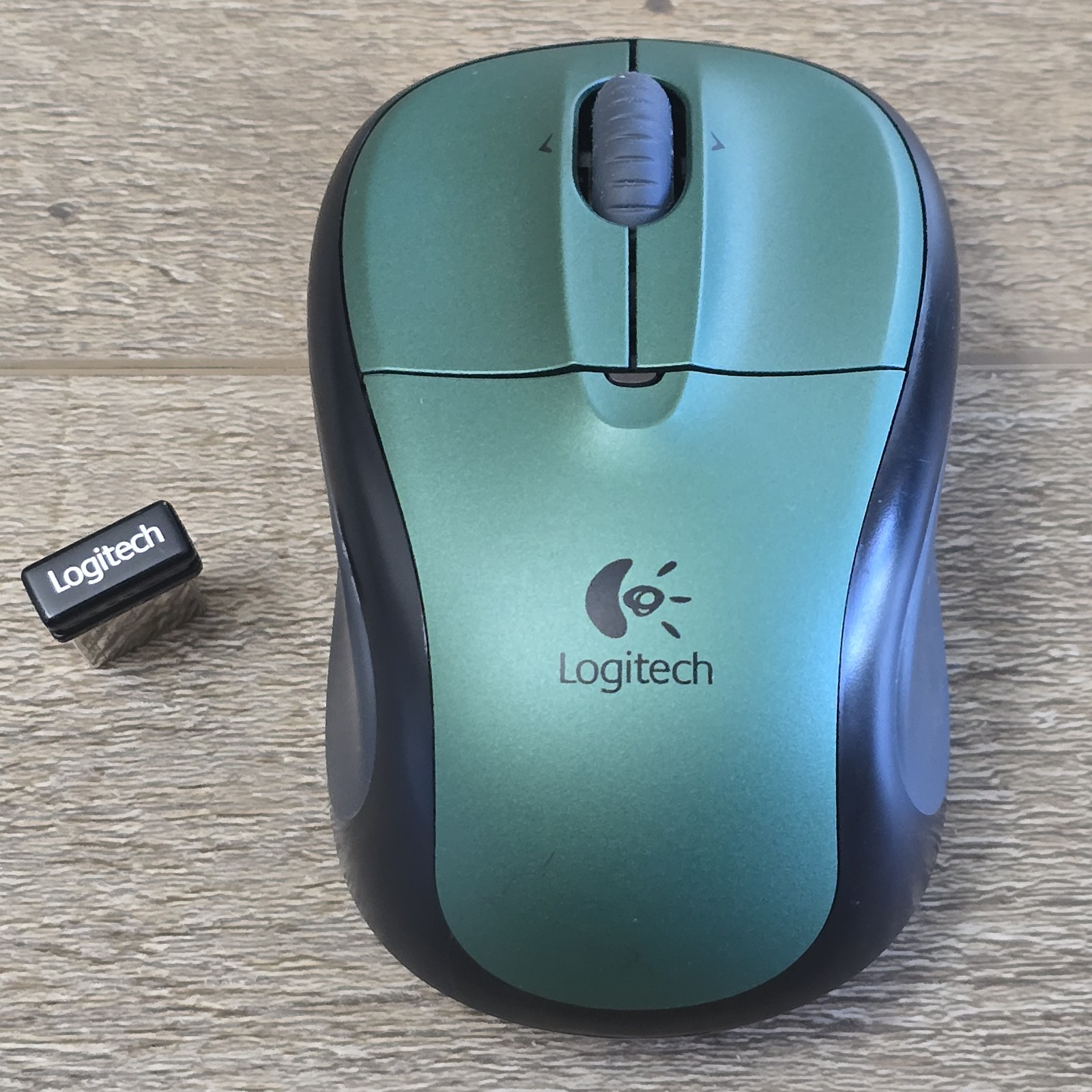 Logitech M305 Wireless Optical Mouse Green With Nano Receiver