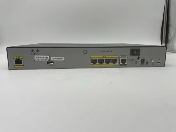 Cisco 881 Integrated Services Router CISCO881-K9 4-Port Enterprise Security