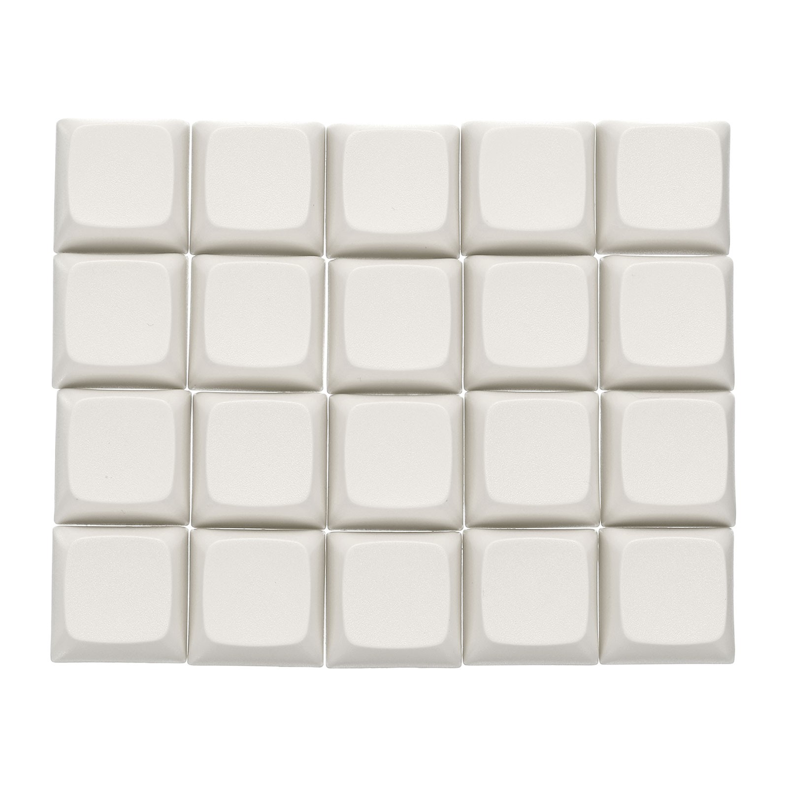 20Pcs PBT Keycap Set Mechanical Numeric Keypads for Keyboard Beige