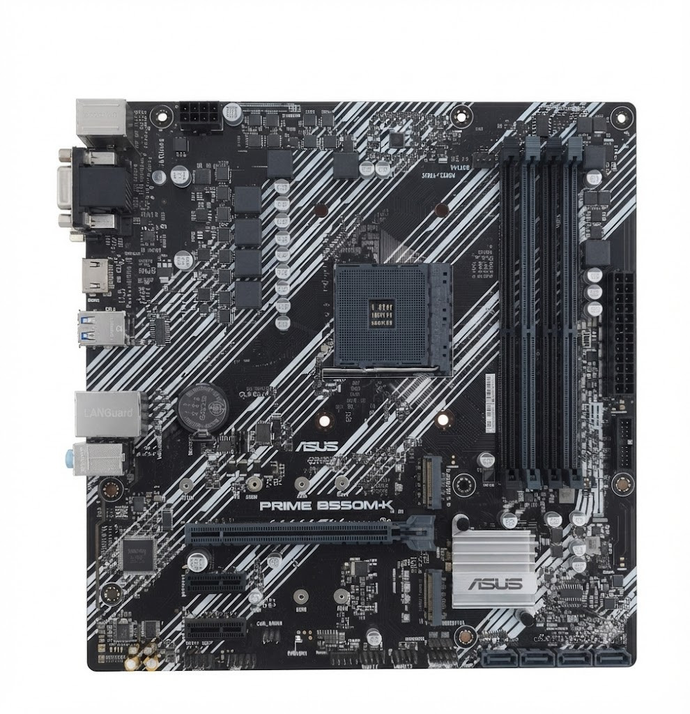 ASUS PRIME B550M-K AM4 Micro-ATX Motherboard DDR4 PCIe 4.0 Ryzen 5000 Ready