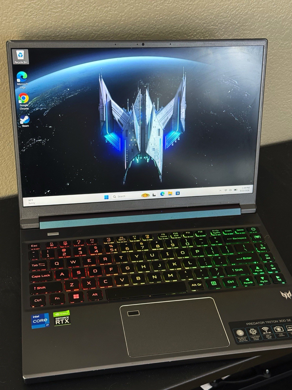Acer Predator Triton 300 SE 14" Gaming Laptop I7 RTX 3060 16GB 512GB SSD (READ)