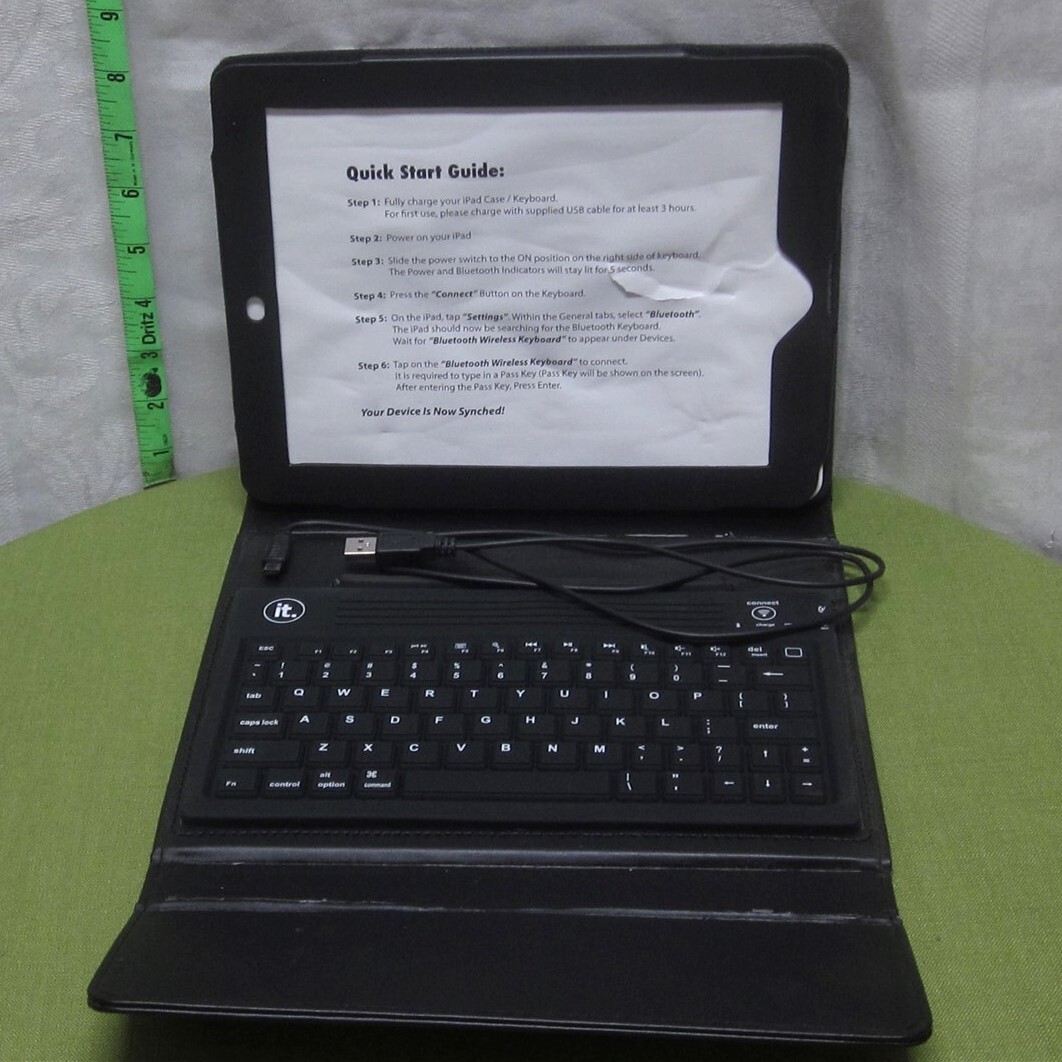 INNOVATIVE TECHNOLOGY Itip-4000 bluetooth wireless keyboard & folio case Ipad