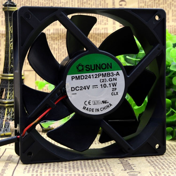 1pc 2-wire Inverter Cooling Fan PMD2412PMB3-A 24V 12038 12Cm 24V 10.1W 