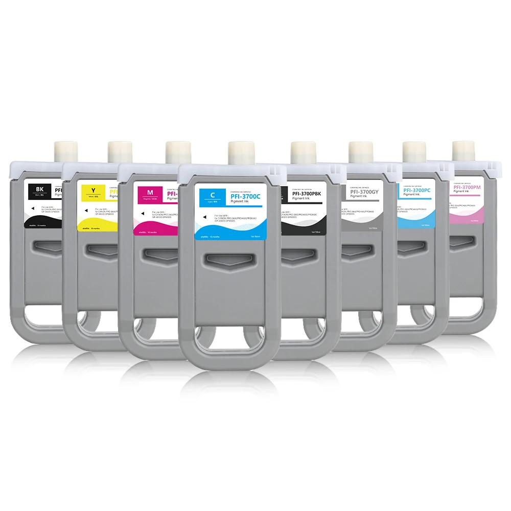 PFI-3700 Compatible Ink Cartridge for Canon PRO 2600 6600 GP-4600S Printer