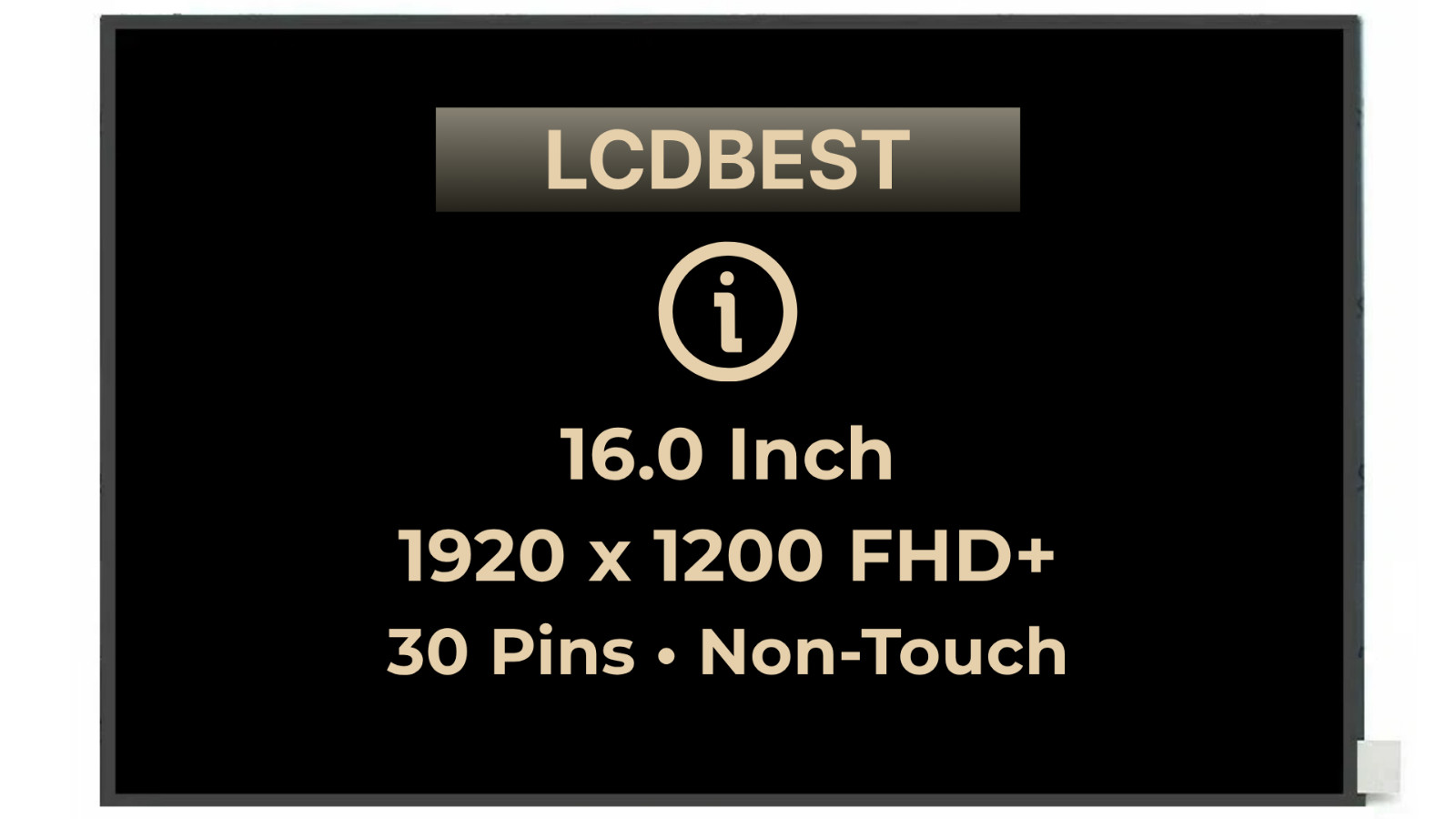 BOE NE160WUM-N61 V8.0 FHD+ 30pin LED Display LCD Screen laptop display panel