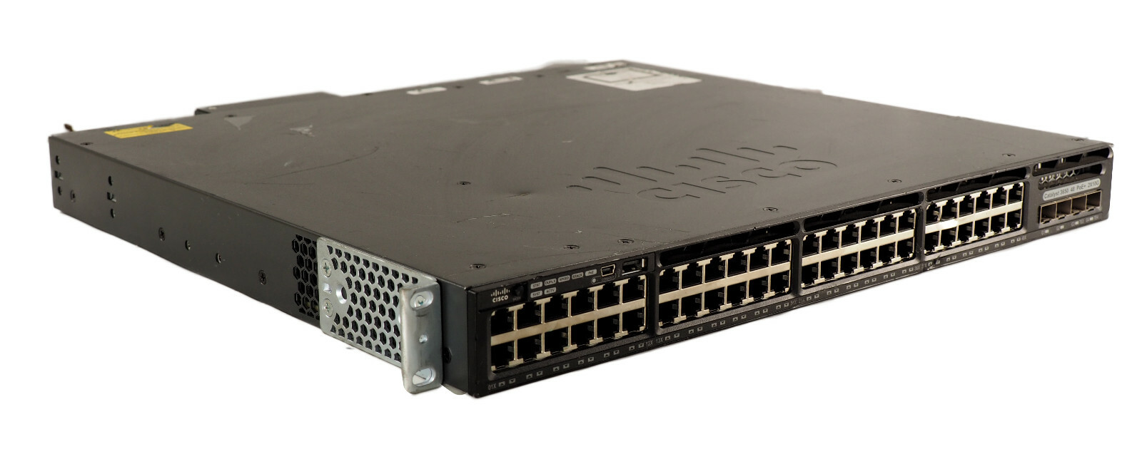 Cisco WS-C3650-48PD-L 48 Port PoE+, 2 Port 10G SFP+, LAN Base Switch 3650 1025W