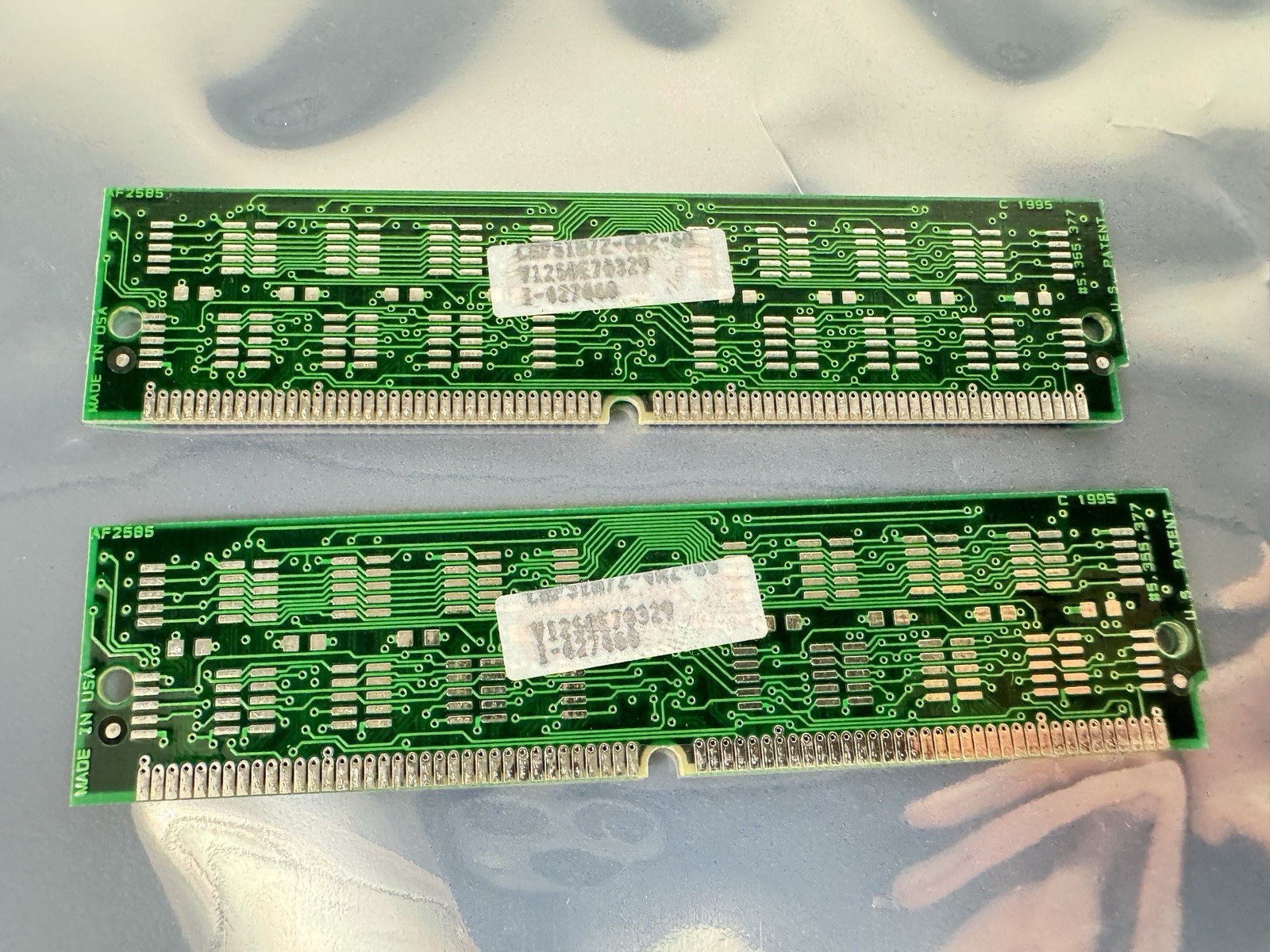 2x NEC 8MB 72-Pin FPM SIMM RAM 2Mx32 60ns Non-Parity D424400GS-60 Tested Working