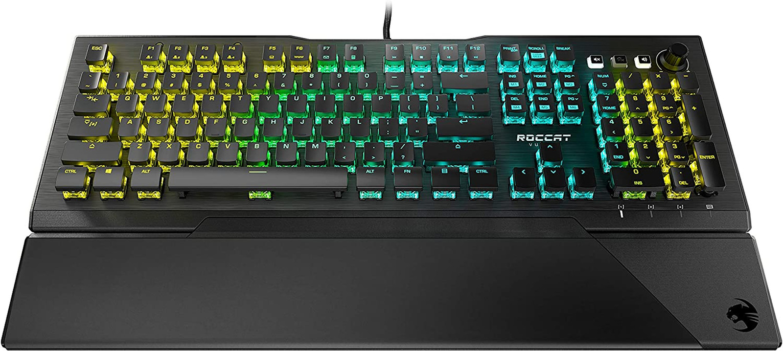 ROCCAT Vulcan Pro Linear Optical PC Gaming Keyboard, Titan Switch Full Size with