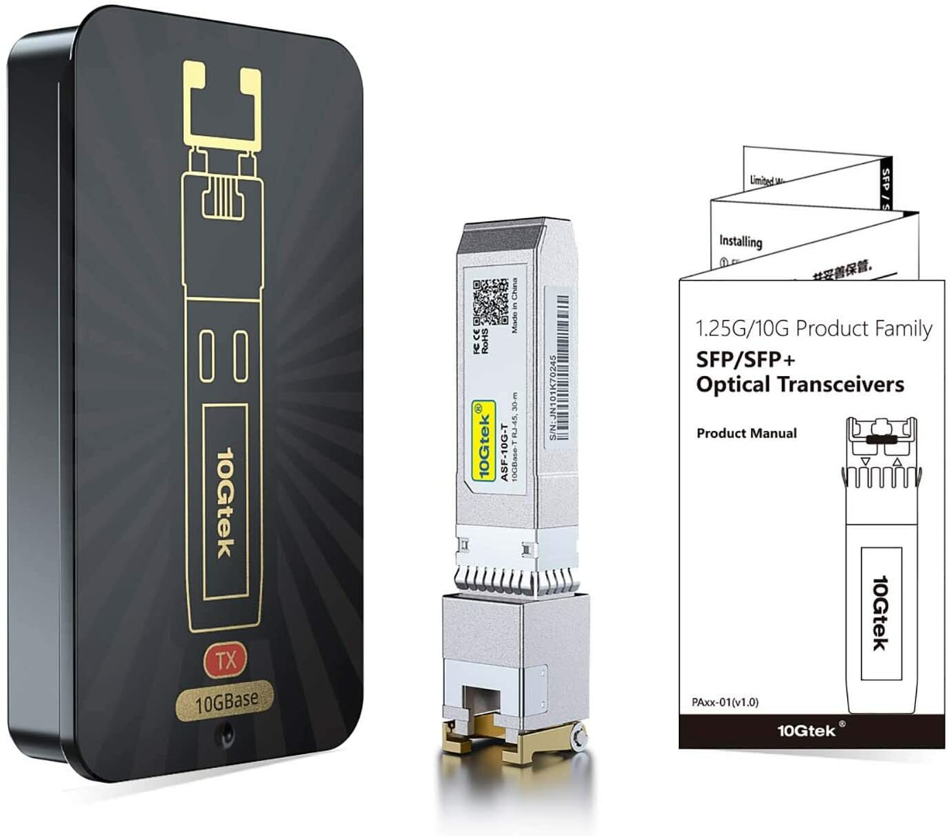 For Mikrotik CRS309-1G-8S+IN, S+RJ10 Transceiver, 10GBASE-T SFP+ to RJ-45, 30m