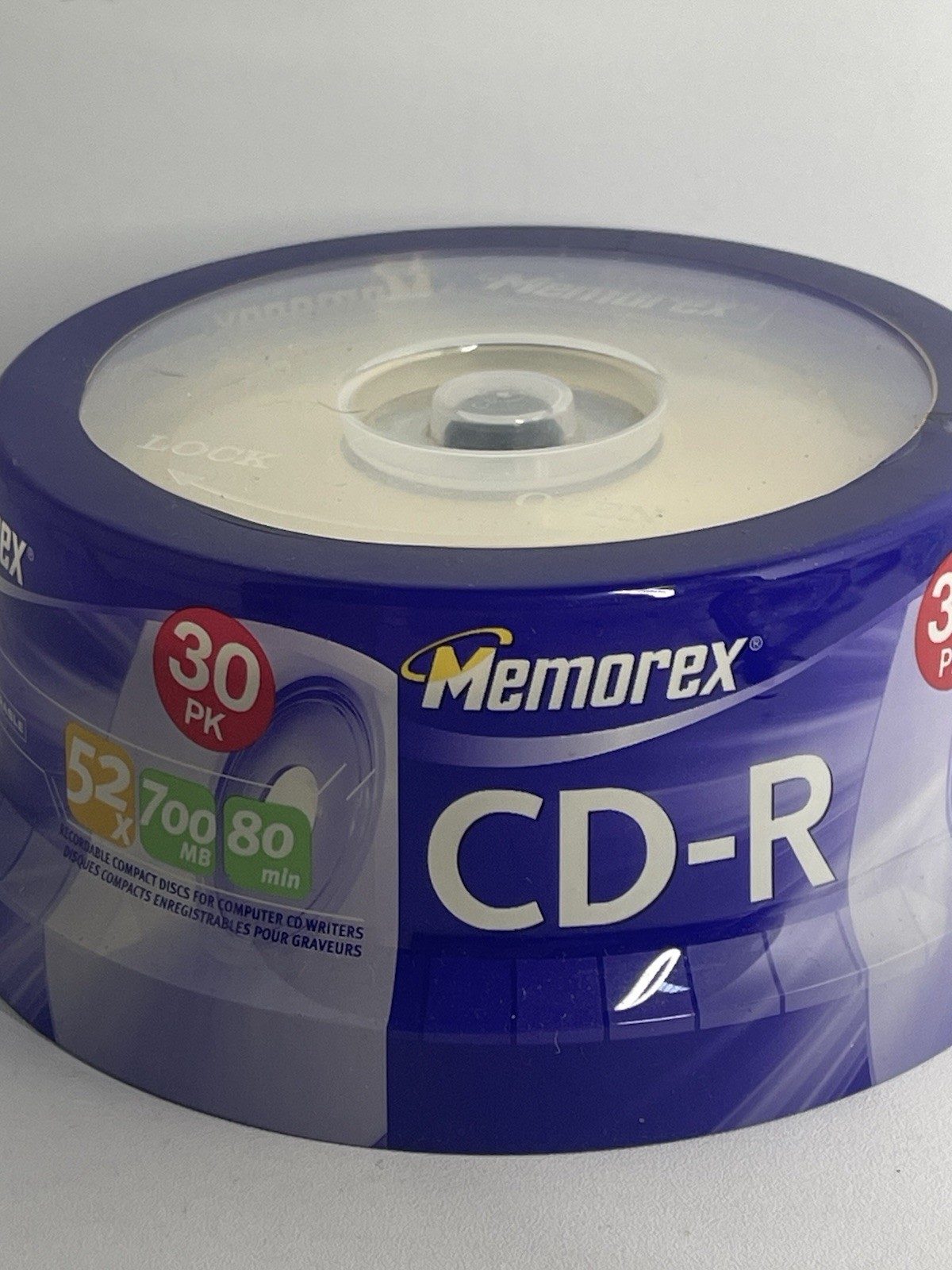 Memorex CD-R 30 Pack 700 MB 80 Minutes 52x Multi Speed New Sealed