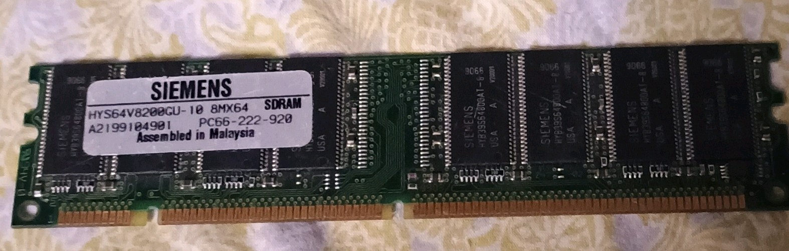 Siemens Sd Ram Module
