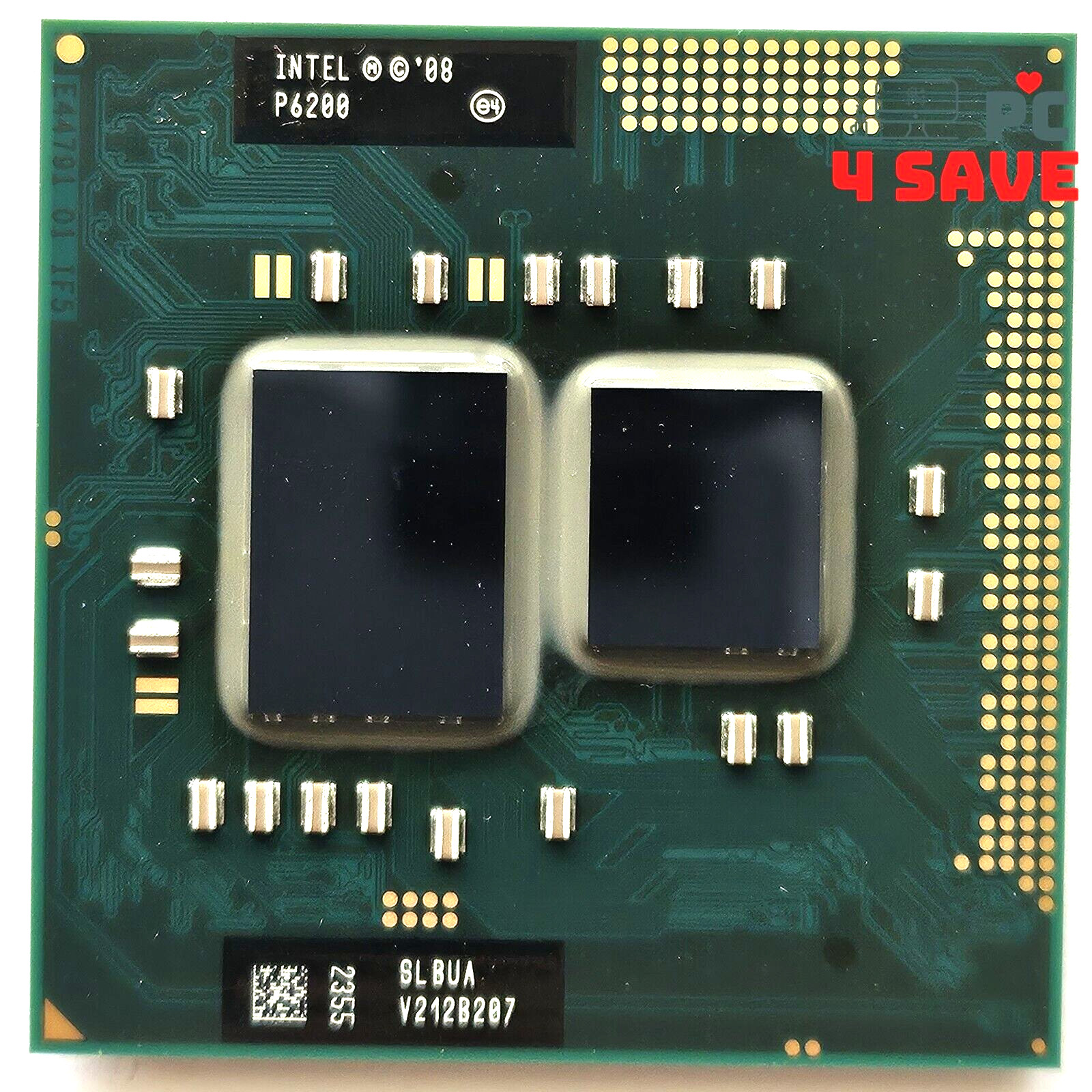 Intel Pentium Dual-Core Mobile P6200 2.13GHz 3MB G1 Laptop CPU Processor SLBUA