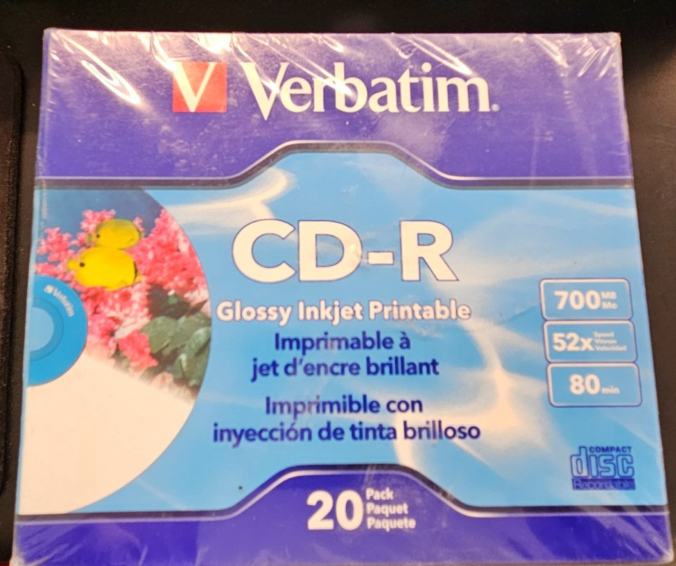 CD-R Verbatim 700MB 20 Pack