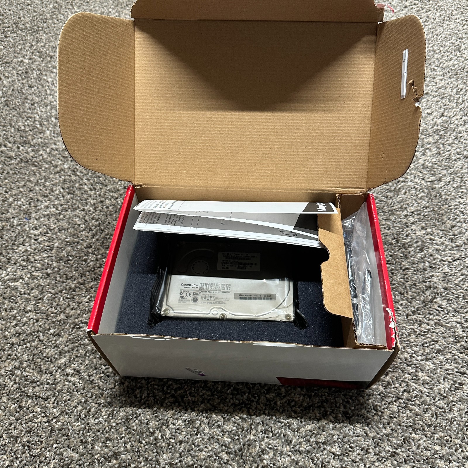 Quantum Fireball Plus AS Hard Drive 40 GB 7200 RPM QMP4000HAS-A - Sealed New