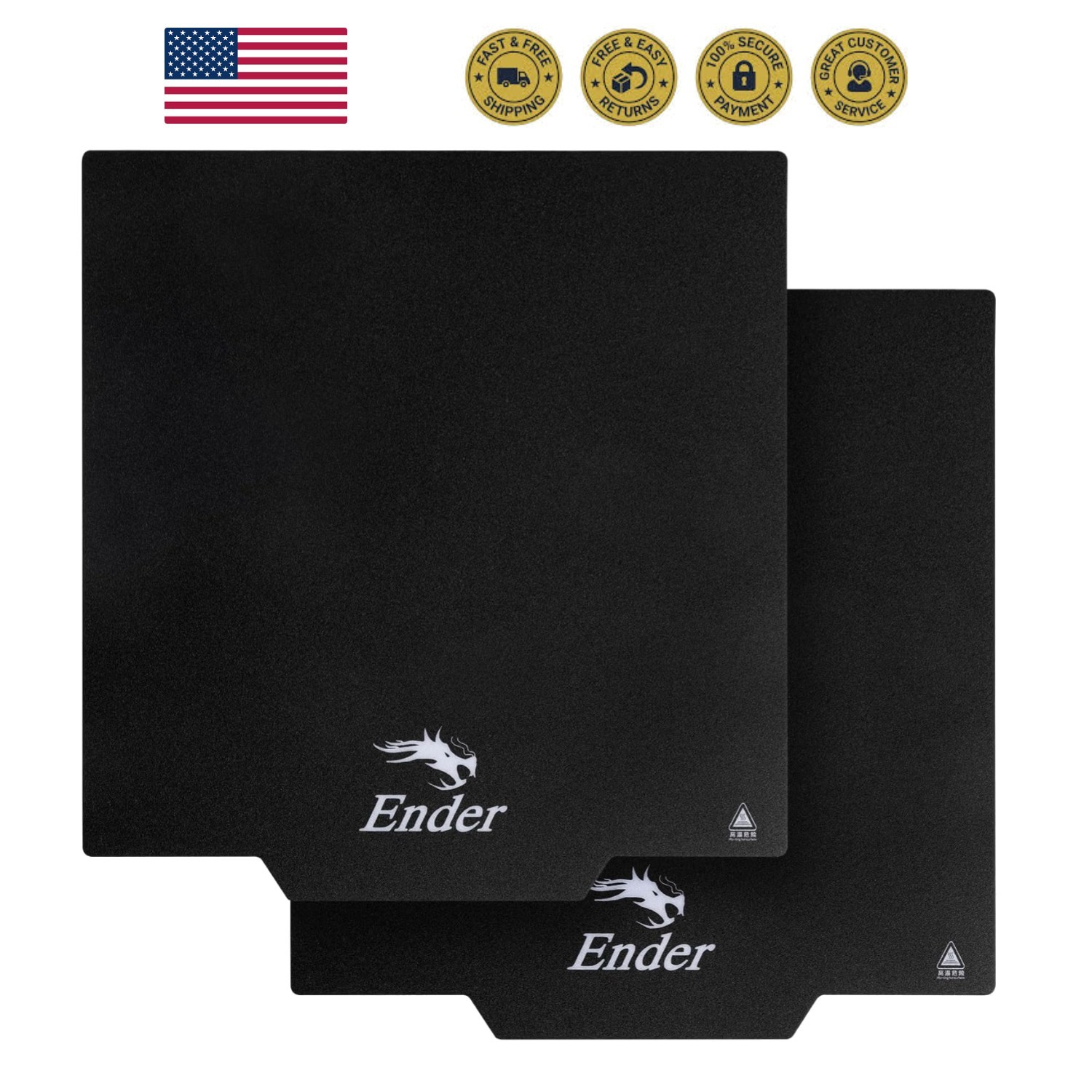 2PCS  Ultra Removable Magnetic 3D Printer Build Surface