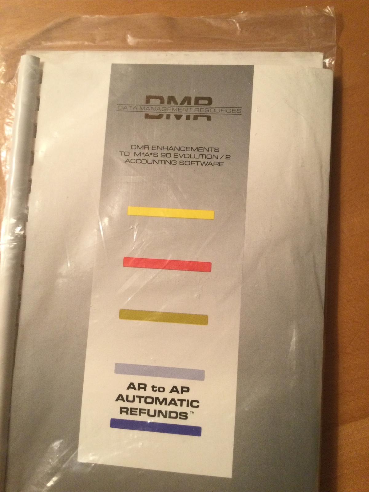New And Sealed Enhancement For MAS 90 Evolution/2 . AR TO AP AUTOMATIC REFUNDS