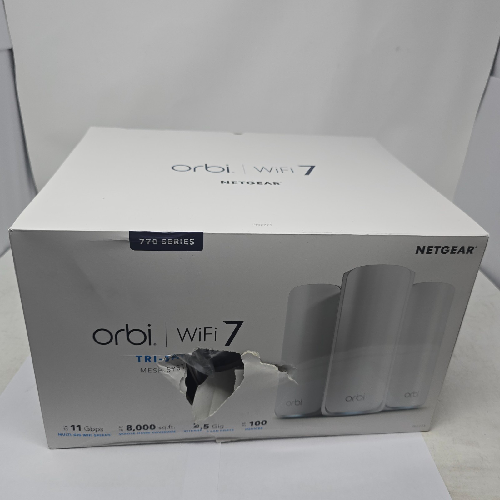 *Read* NETGEAR Orbi WiFi 7 770 Series Tri-Band Mesh System 3-Pack White 11Gbps