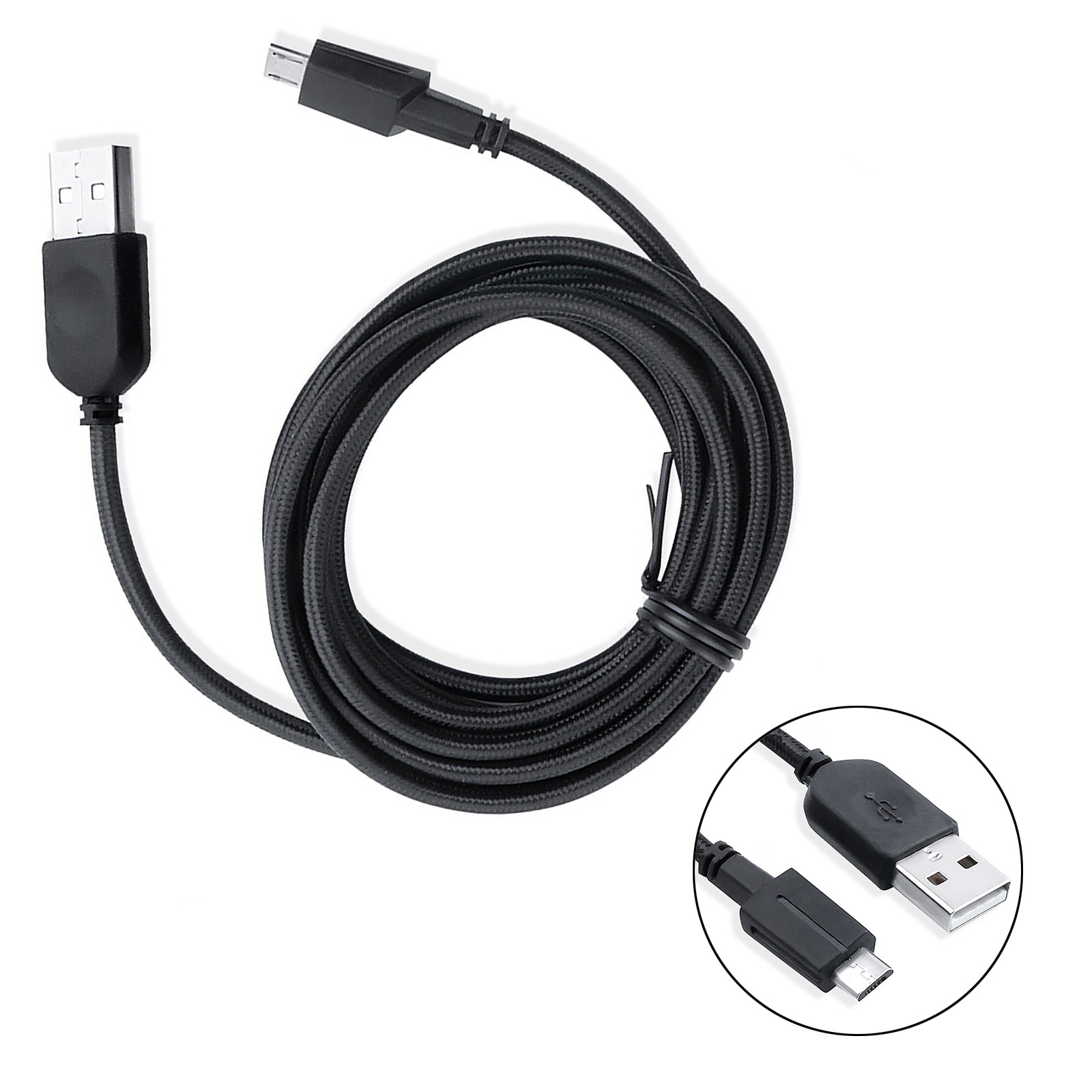 Black Mouse Cables Wire Durable Replacement For ALIENWARE AW610M AW310M Mouse