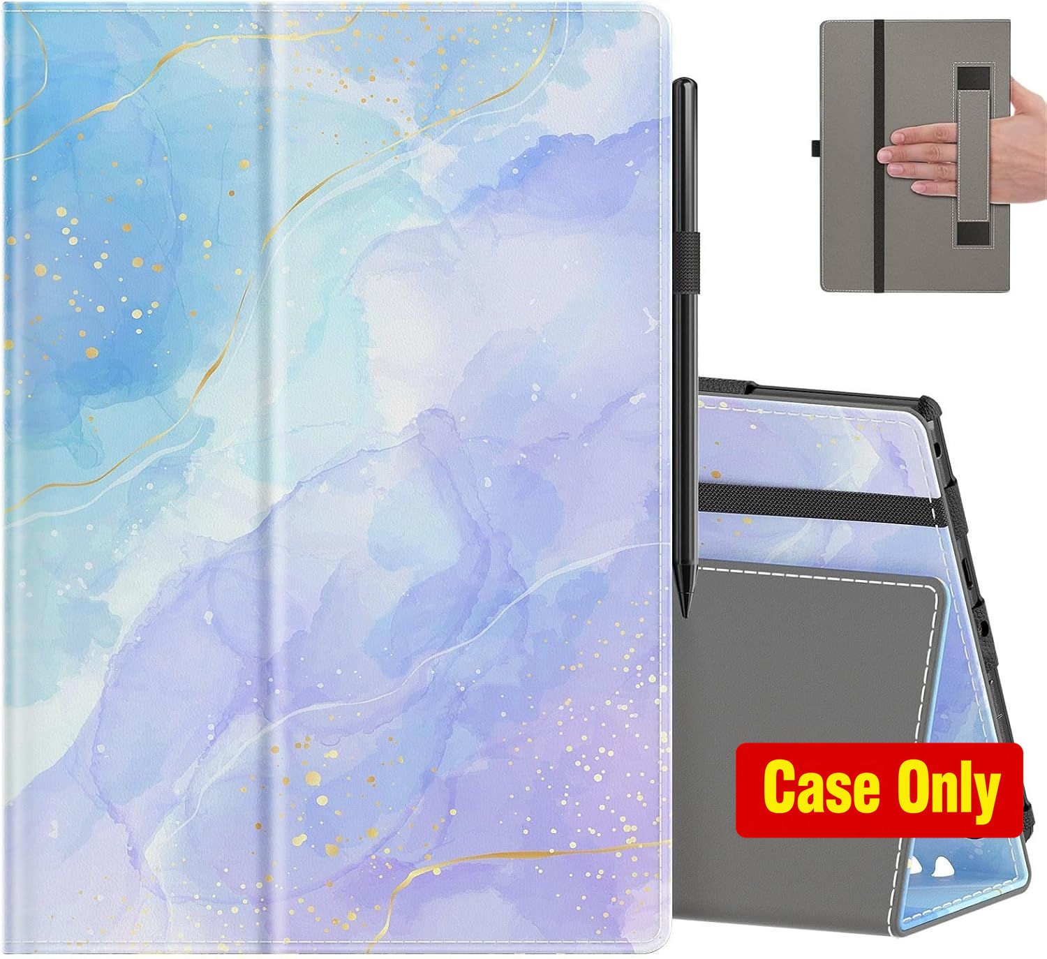 Case for All-New Fire HD 10 Tablet (13th/11th Gen, 2023/2021) - Slim Folding Sta