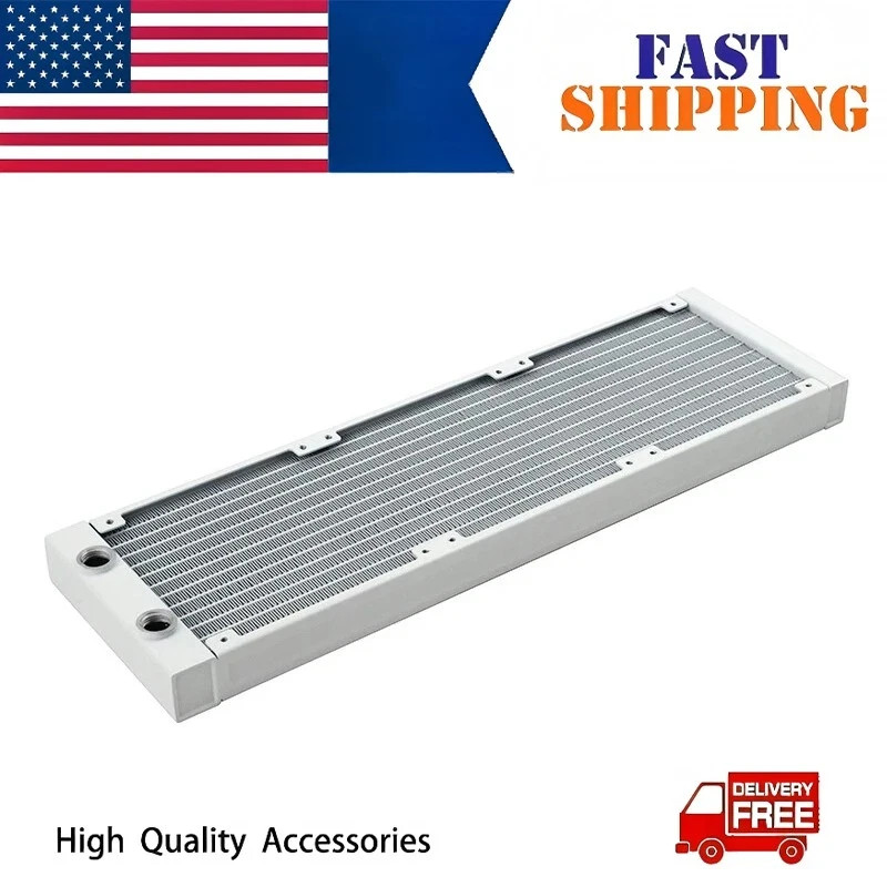 OCOCOO Radiator 360 G1/4 PC 12 Waterway Aluminum Cooler System USA Fast Delivery