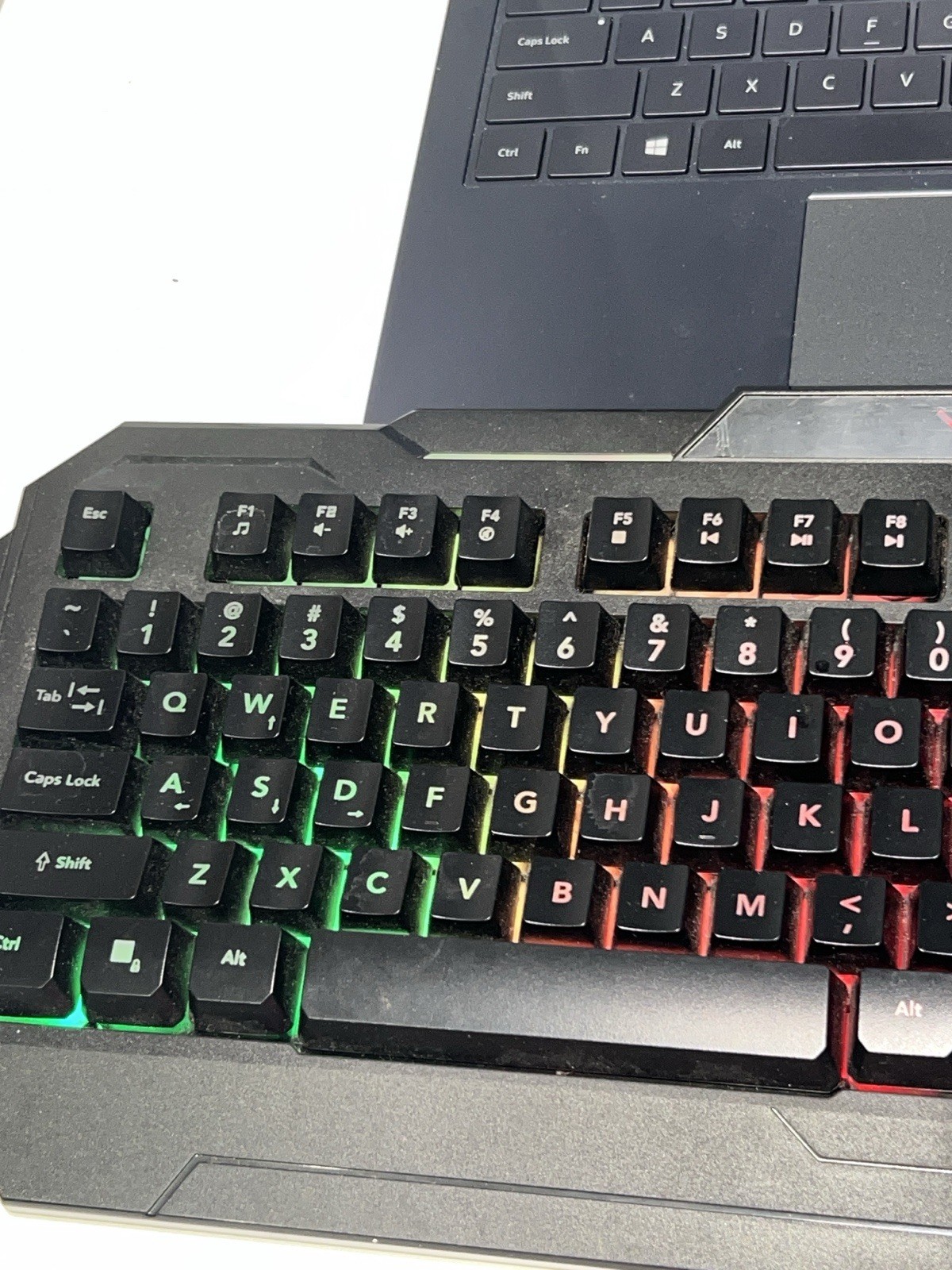 Bugha RGB LED Gaming Keyboard for PC - Wired Colorful NWOB