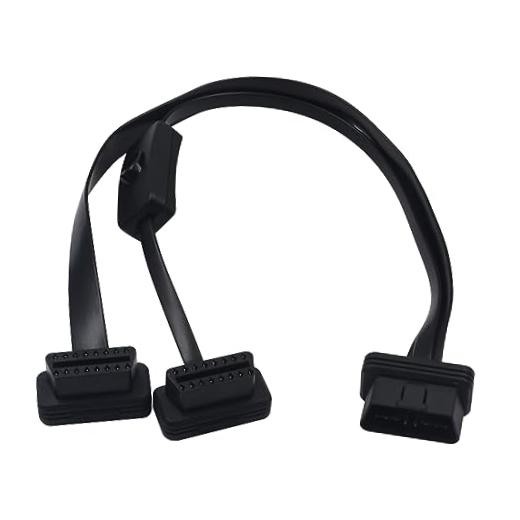 OBD II Splitter Cable (with Switch), OBD2 16 Pin Male to Female Diagnostic