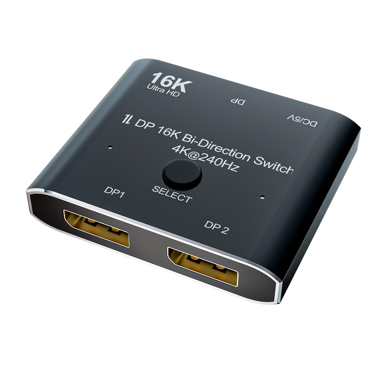 DisplayPort 2.1 16K Switch Bi-Directional 8K 120Hz 4K 240Hz DP Splitter