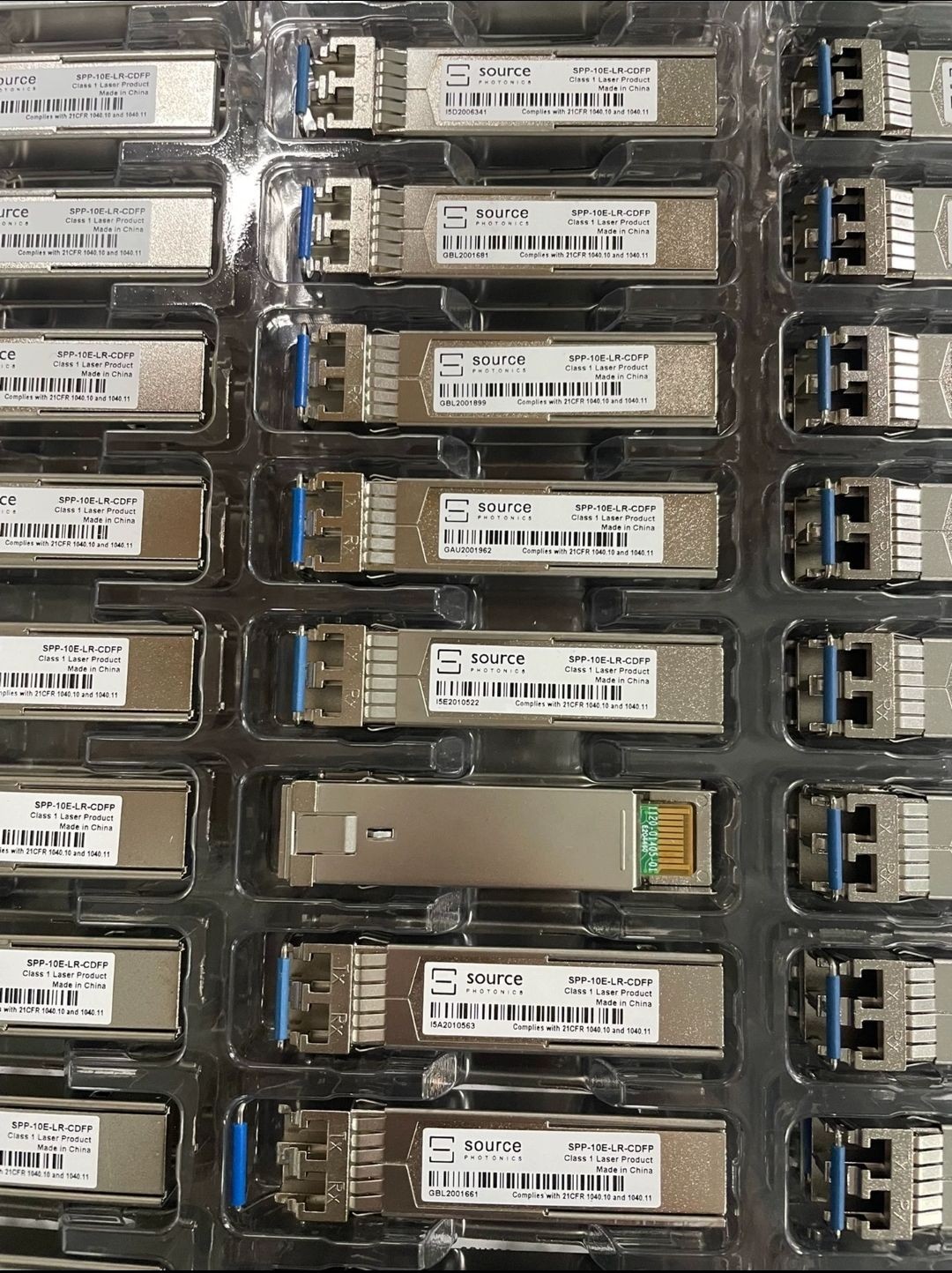 10PCS Source Photonics 10GBASE-LR/LW SFP+ 1310nm 1.4km TX/RX 10G SPP-10E-LR-CDFP