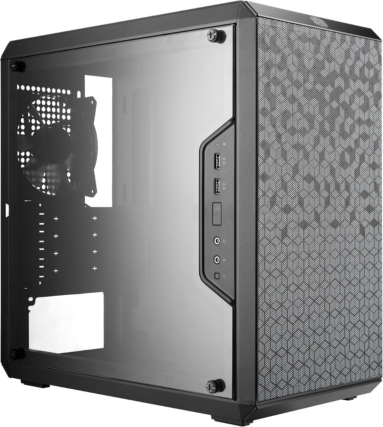 Stylish and Functional Q300L Micro-ATX Case: 360mm GPU Support & Dust Filters