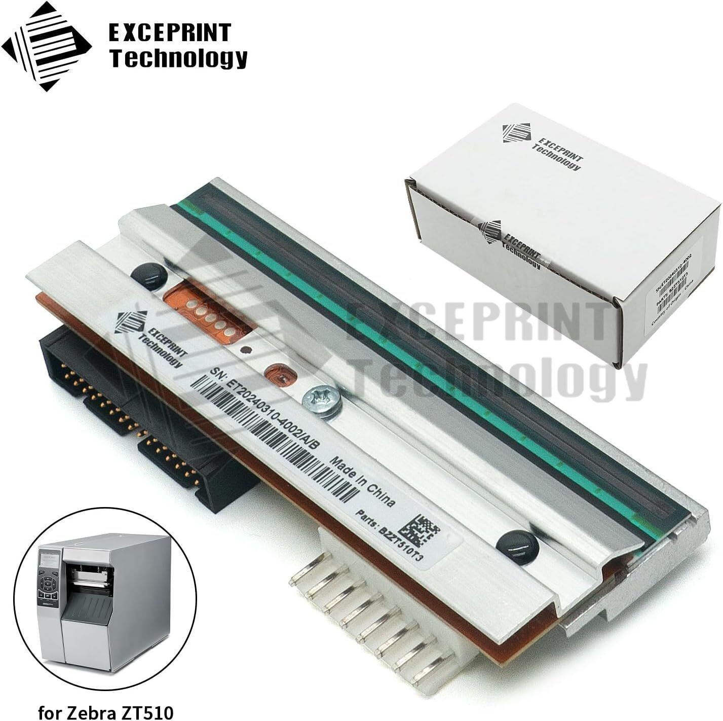 ✅ 300dpi Printhead For Zebra ZT510 Thermal Label Printer P1083347-006 ✅
