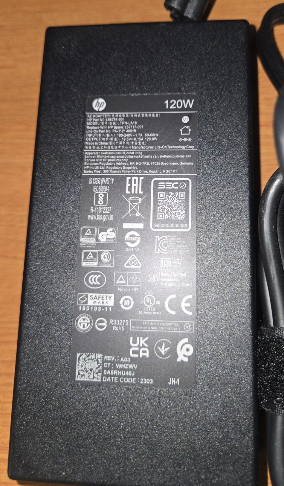  OEM For HP L56786-001 L57117-001 19.5V 6.15A 120W TPN-LA18 Power Supply Adapter