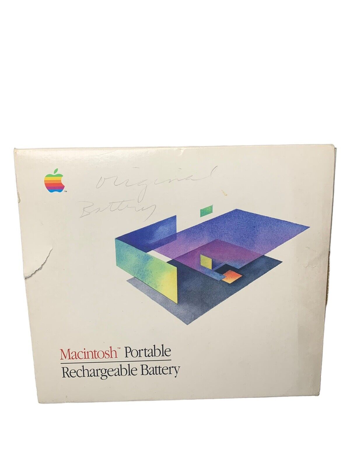 Apple Macintosh Portable Rechargeable Battery &  Factory Box For M5120 & M5126.