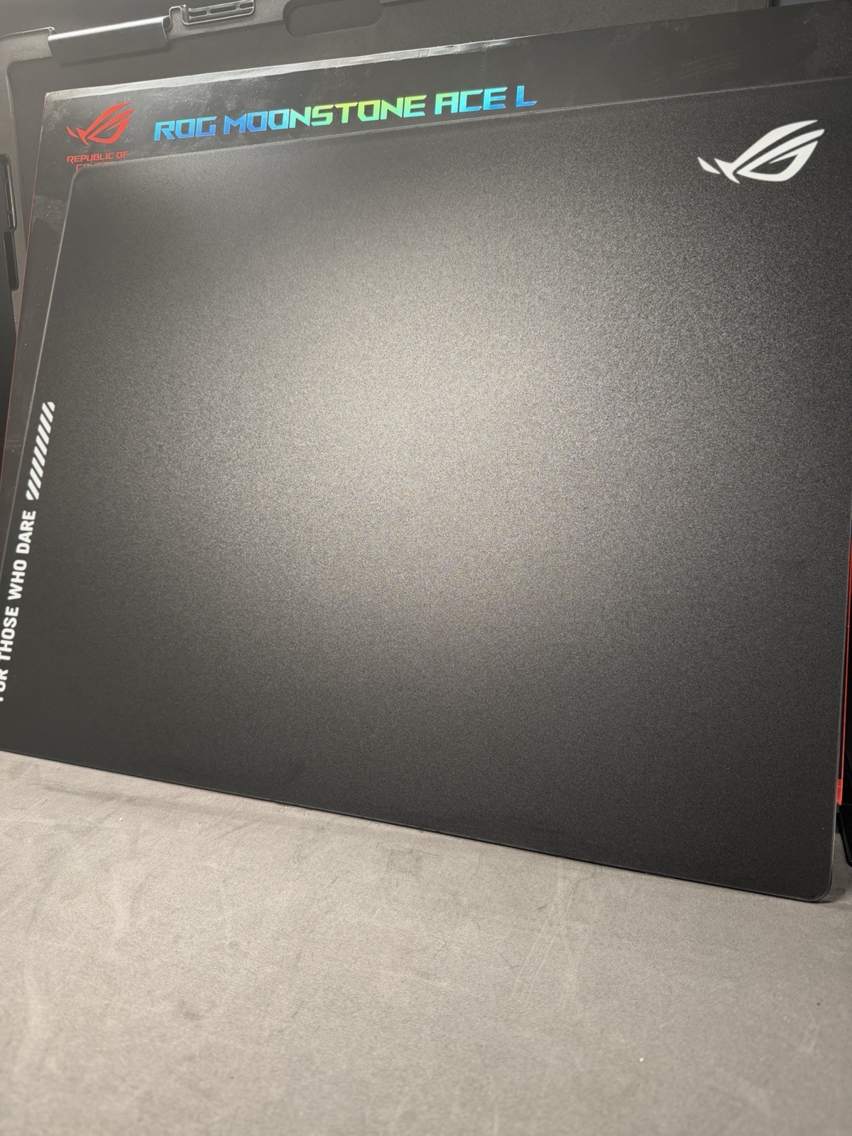 ASUS ROG Moonstone Ace L Gaming Mouse Pad Black