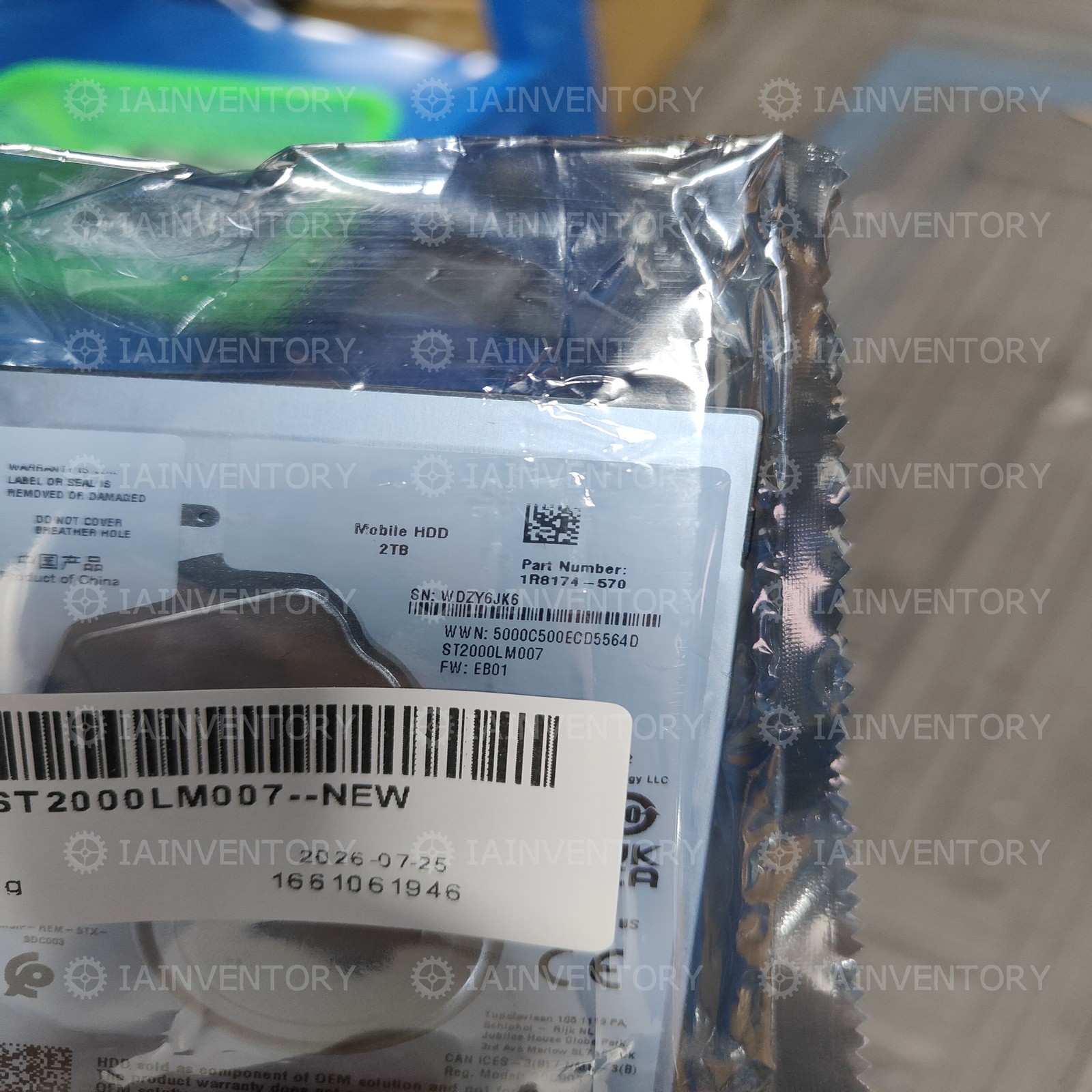 1PC NEW Seagate ST2000LM007 With 1 Year Warranty
