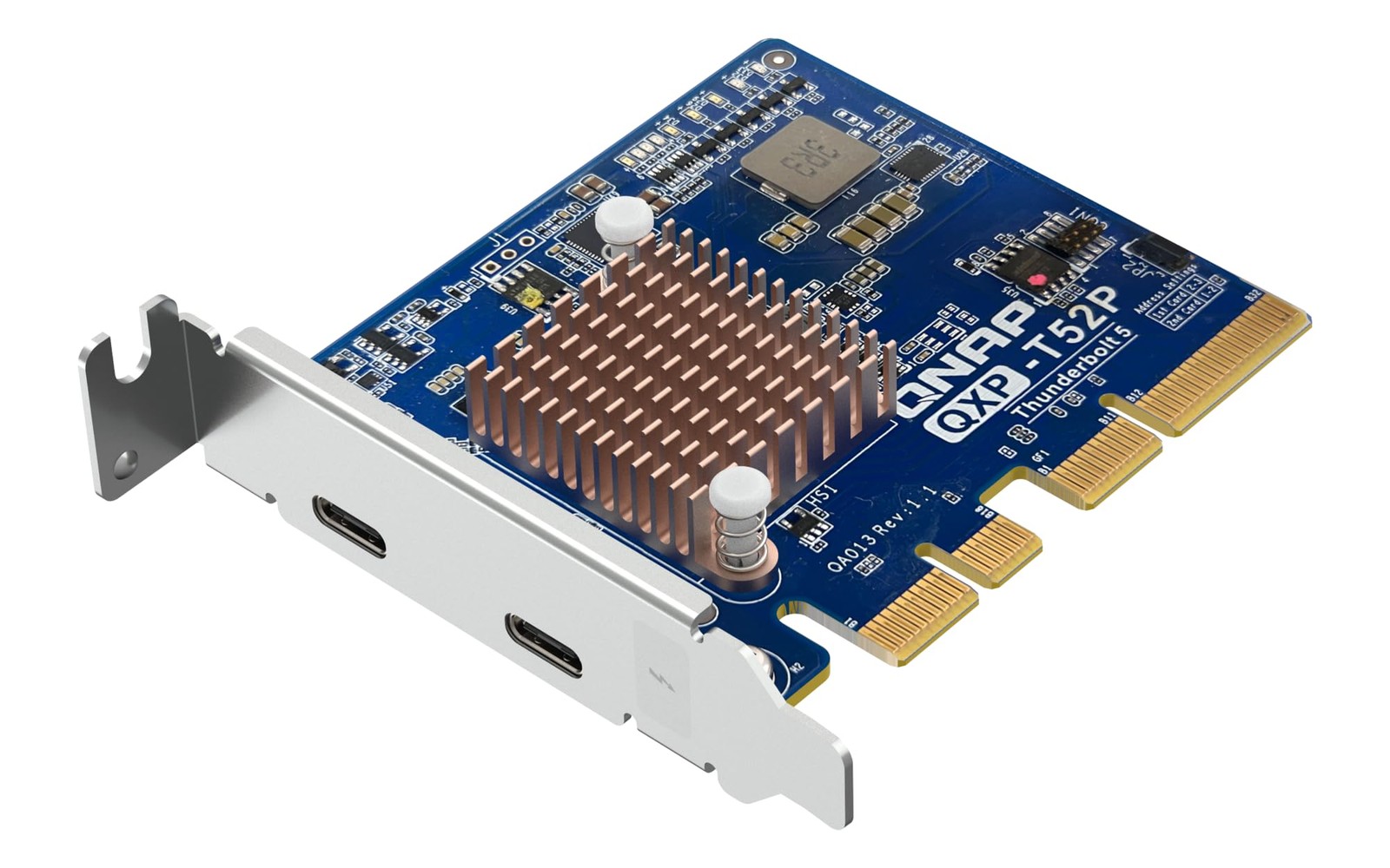 QNAP Thunderbolt 5 Dual Ports Expansion Card, PCIe Gen4 x4 QXPT52P